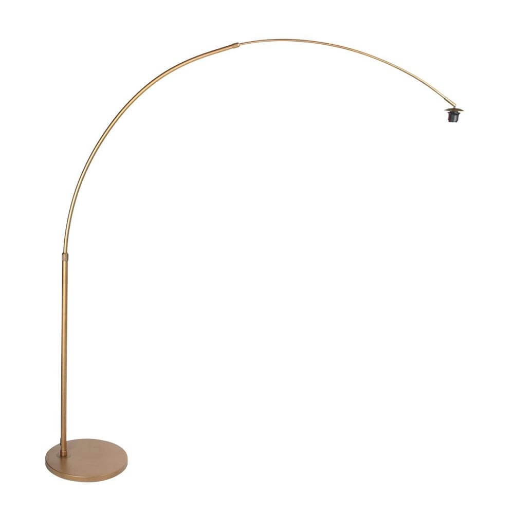 Lampe à arc Sparkled Light bronze avec abat-jour boule blanche Ø 45cm Steinhauer 8712746179897
