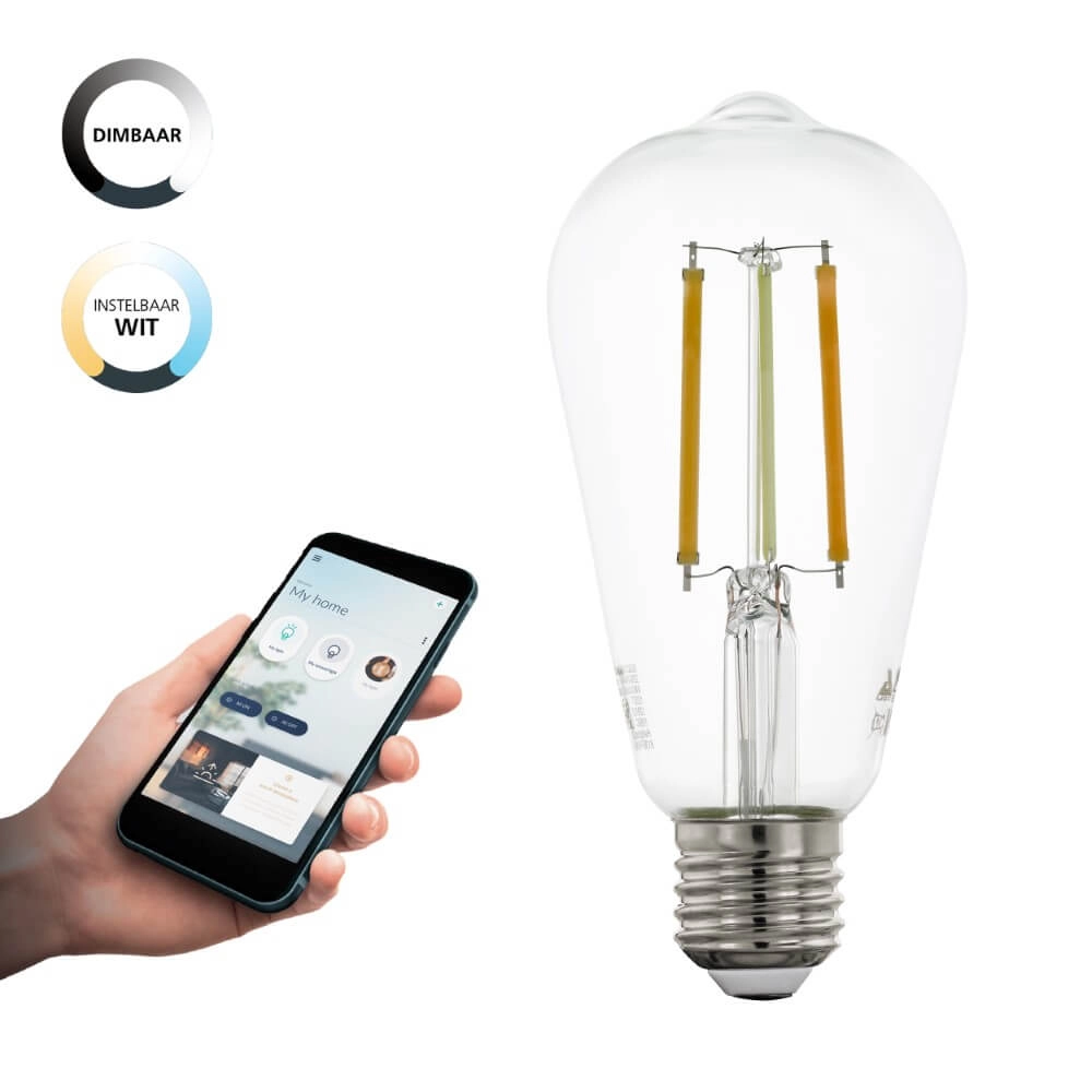Ampoule de lampe LED Zigbee - E27 - 6 watt - 2200-6500K - ST64 Eglo 9002759122362