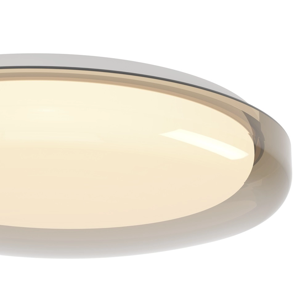 Lampe de plafond à design Conistarino blanc avec brun Ø 40 cm Eglo 9008606399703