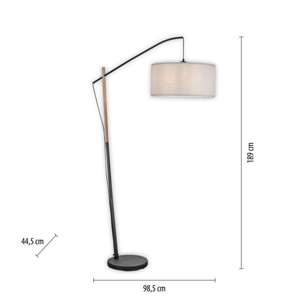 Lampadaire blanc Green Sofie Just Light 4043689995034
