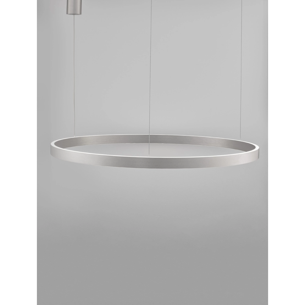 Suspension design Elowen gris argenté Ø 98cm Lyora 5212017439154