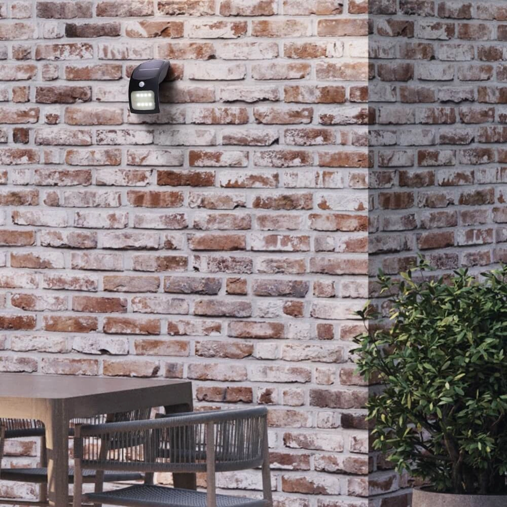 Applique noire Solar conception Searchlight 5053423241449