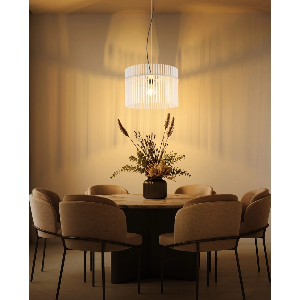 Suspension Gorley brun sable avec verre Ø 40cm Globo 9007371578702