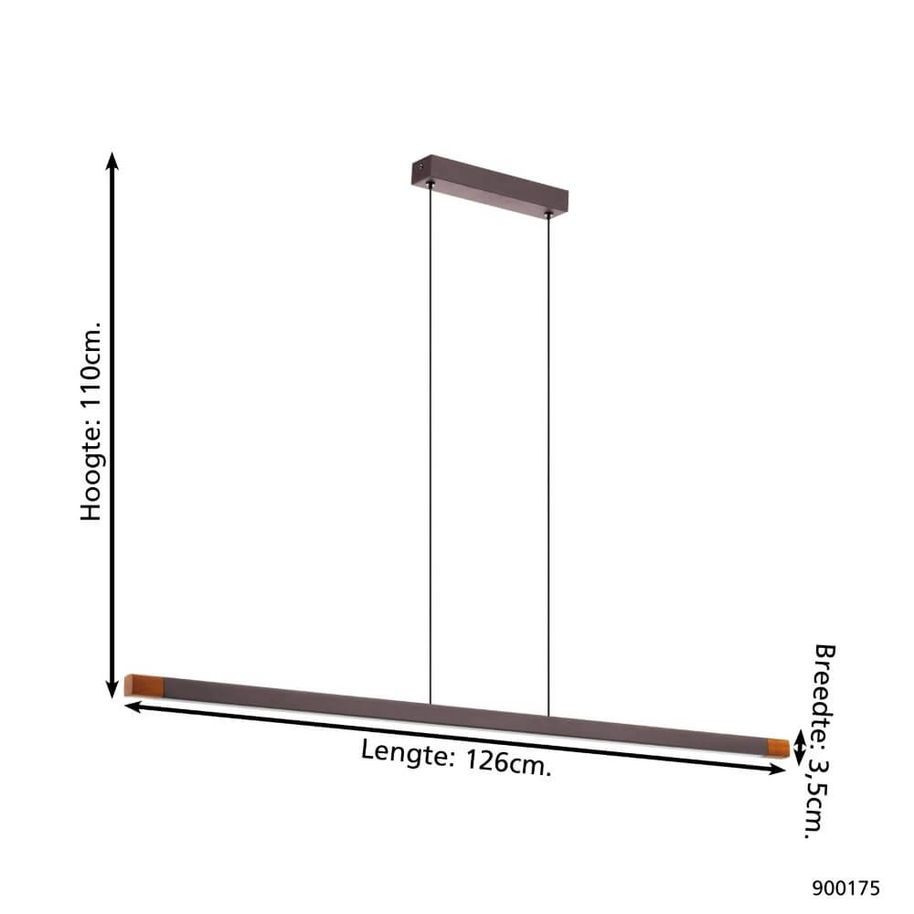 Lampe suspendue design Lisciana 126 cm Eglo 9008606238088