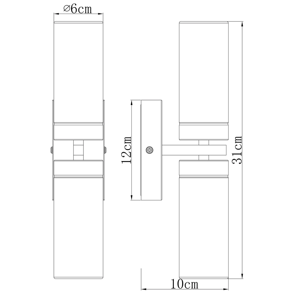 Lampe murale Space Double nickel Globo 9007371157235