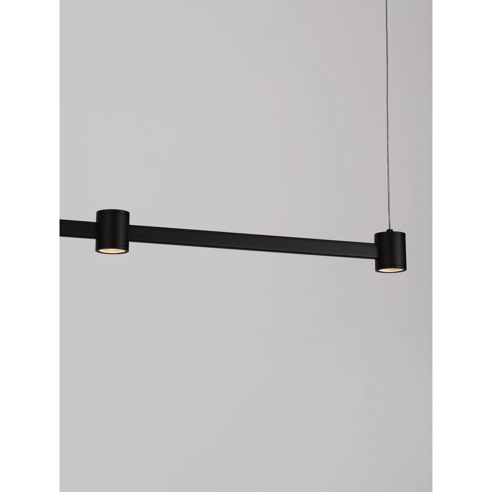 Suspension design Puize 4 lumières noir Lyora 5212017448583