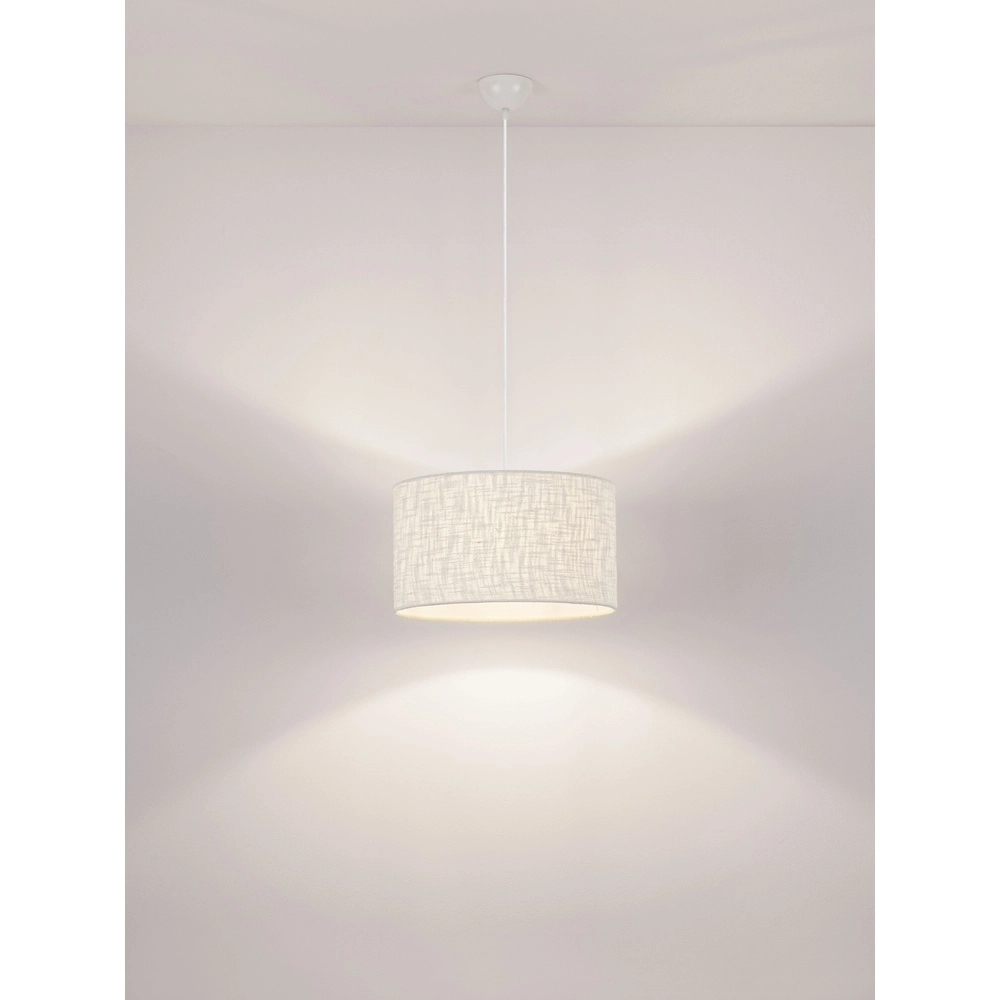 Lampe pendante en lin Karen Ø 40cm Lyora 5212017493958