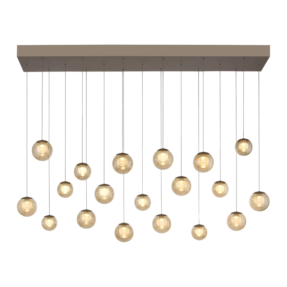 Lampe pendante à 19 lampes Pure Popup Bronce Paul Neuhaus 4012248396704