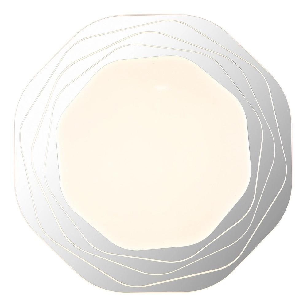 Lampe de plafond à design Flordelis blanc Ø 38cm Globo 9007371507702