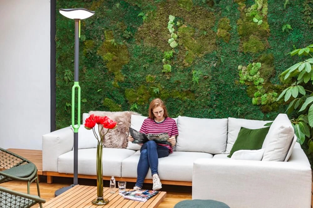 Lampe solaire Poppy debout Lutec 6939412079608