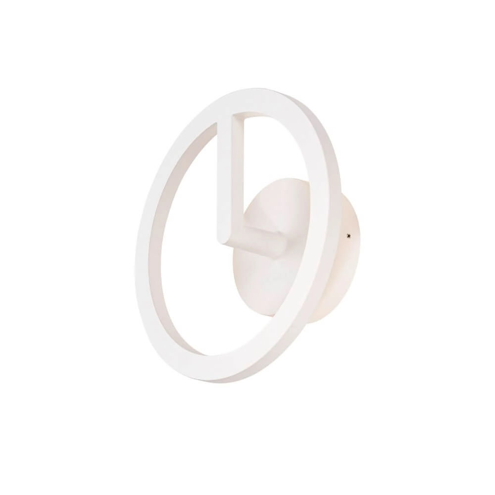 Lampe d'extérieur élégante Q-Ring blanc