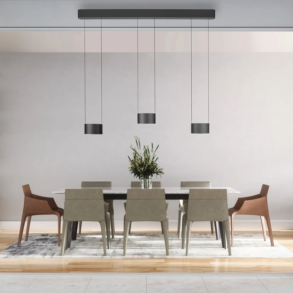 Suspension LED de conception Pure Clipse Gris mystique Paul Neuhaus 4012248396315