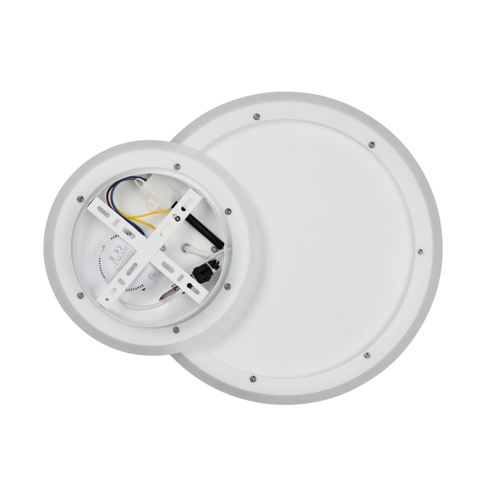Lampe de plafond ronde Serea Blanc Trio 4017807703801