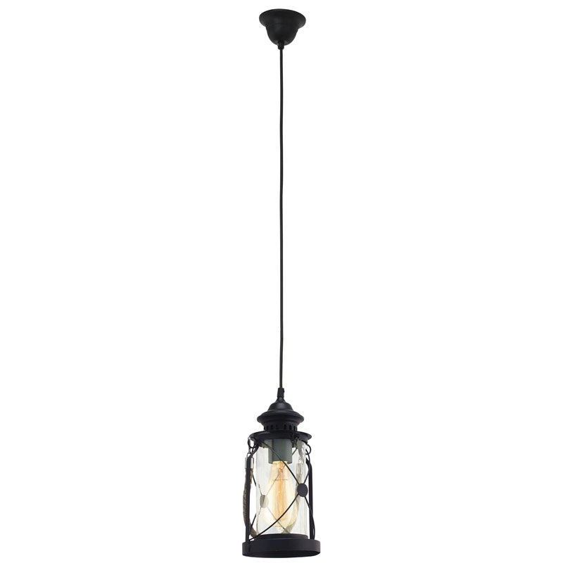 Lampe à suspension Bradford noir Eglo 9002759492137