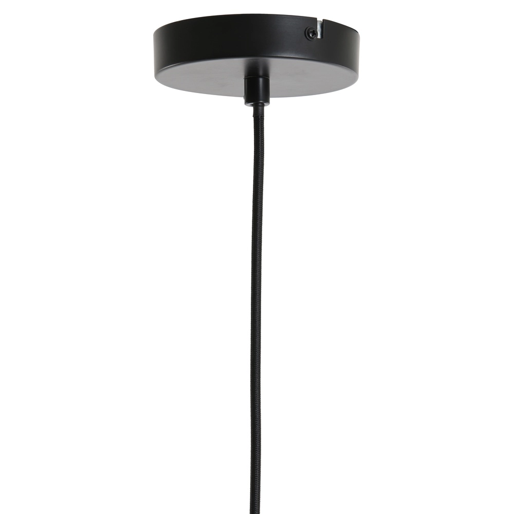 Lampe suspendue en verre fumé Lekar Ø 16cm - 1x E27 Light & Living 8717807610968