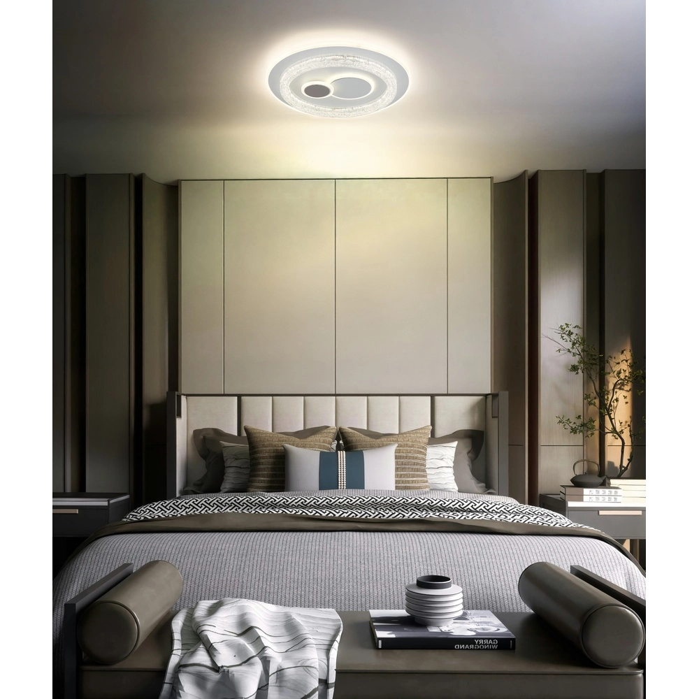 Lampe de plafond à design Kriswall Blanc Globo 9007371572274