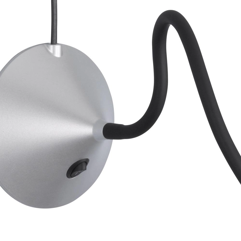 Lampe de table LED Viper Gris argent Trio 4017807292855
