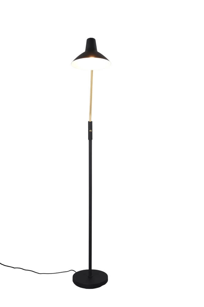 Lampe de lecture sur pied Traveller noir Trio 4017807613735