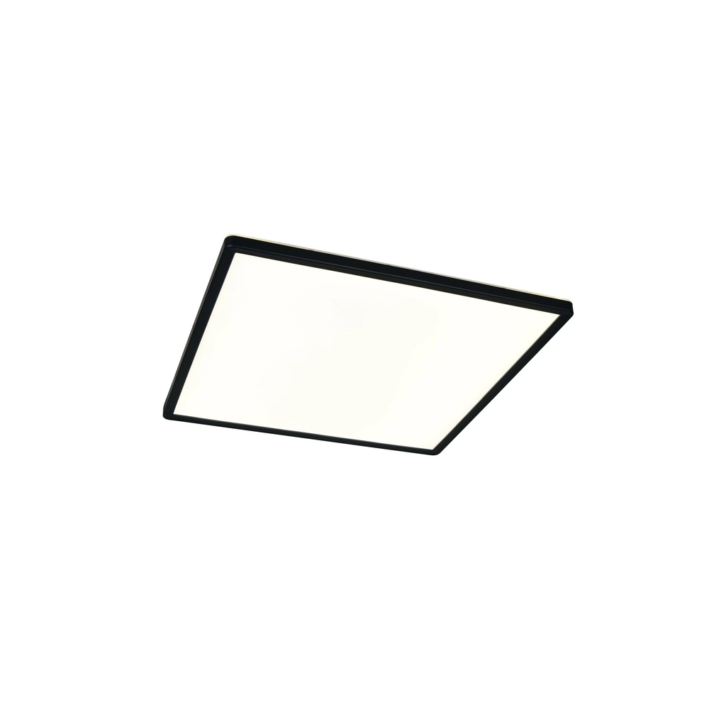 Lumière carrée au plafond Emra Noir 42cm Trio 4017807704198