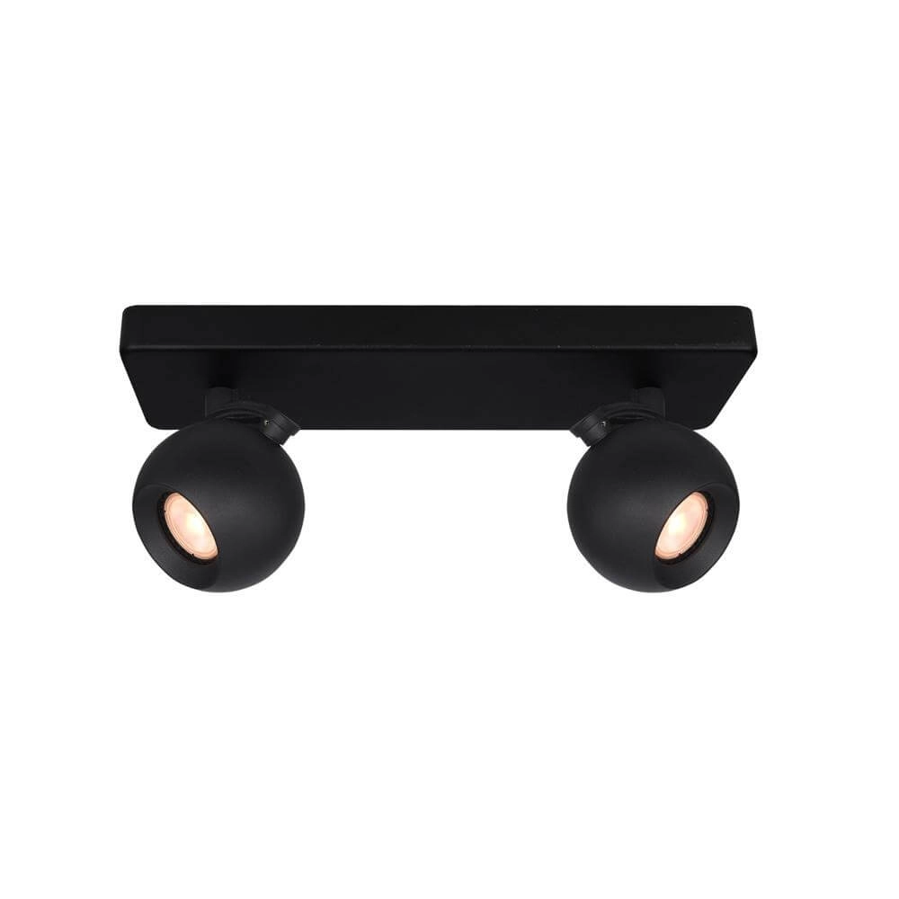 Plafonnier Bolero Sphère 2 lumières Noir Plafonnier Bolero Sphère 2 lumières Noir
