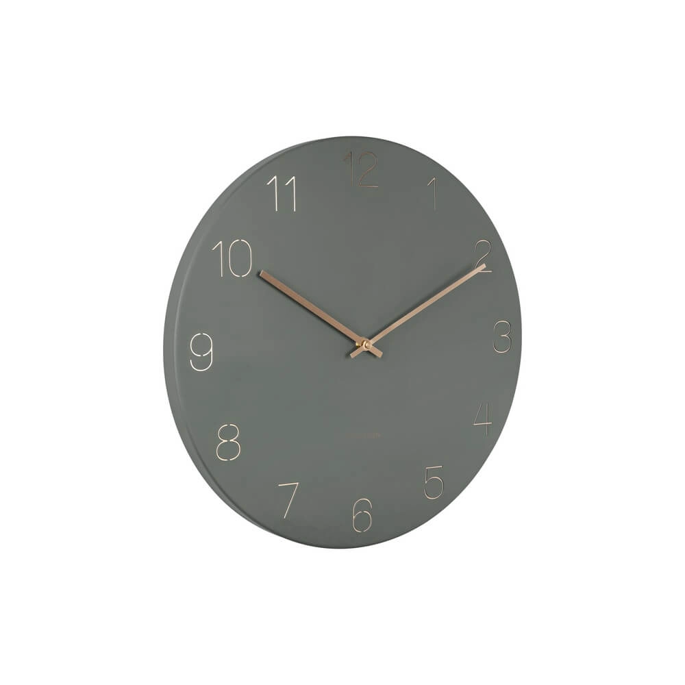Horloge murale Charm vert - Ø 40cm Karlsson 8714302692024