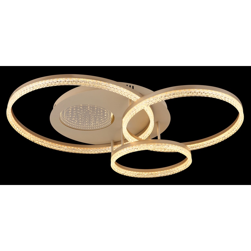 Lampe de plafond brun sable Sanford Round Globo 9007371589739