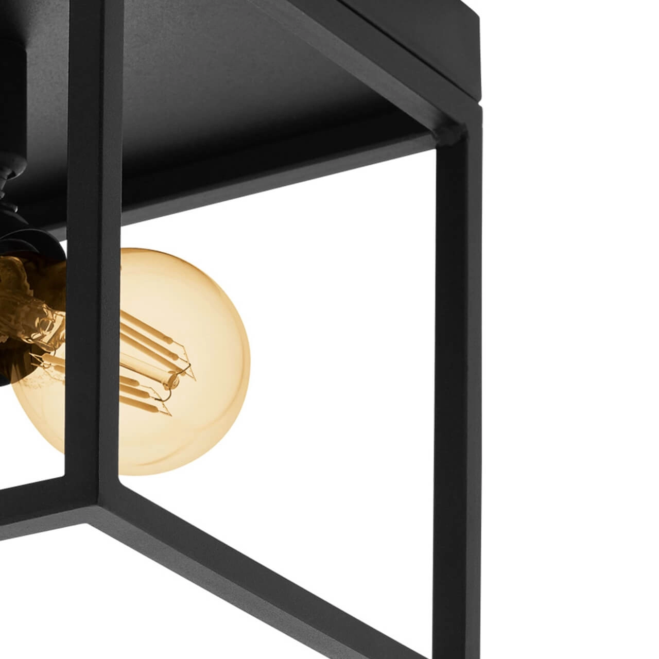 Plafonnier noir Silentina 2 lumières Eglo 9002759983321