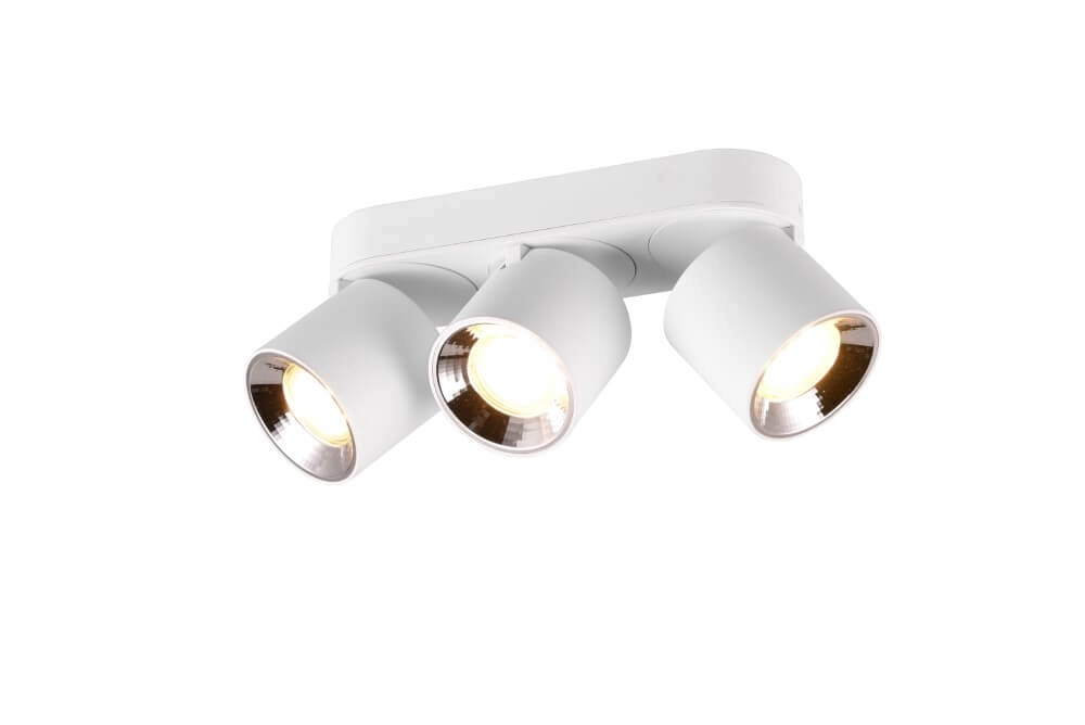 Plafonnier Guayana 3 lumières blanc Trio 4017807573985