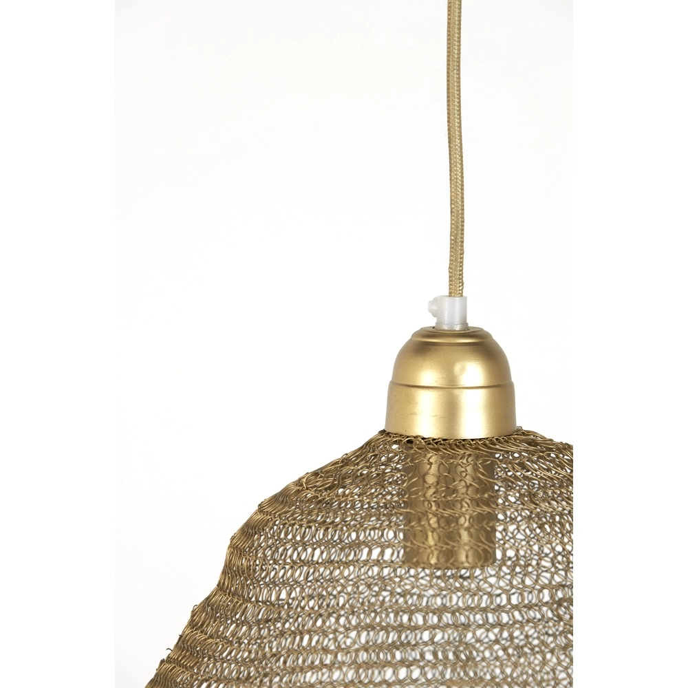 Lampe pendante en maille Nina Ø 38 cm - bronze ancien Light & Living 8717807175344