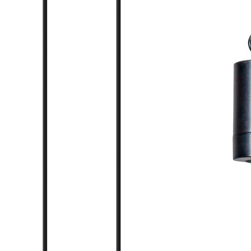 Pendule noire Vignanello brillant Eglo 9008606229925