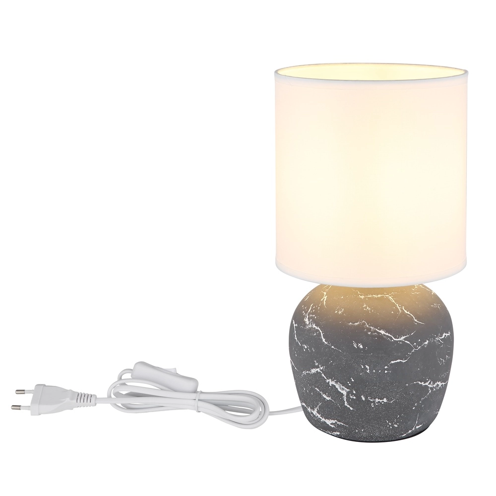 Lampe de table de conception Marble gris Globo 9007371506064