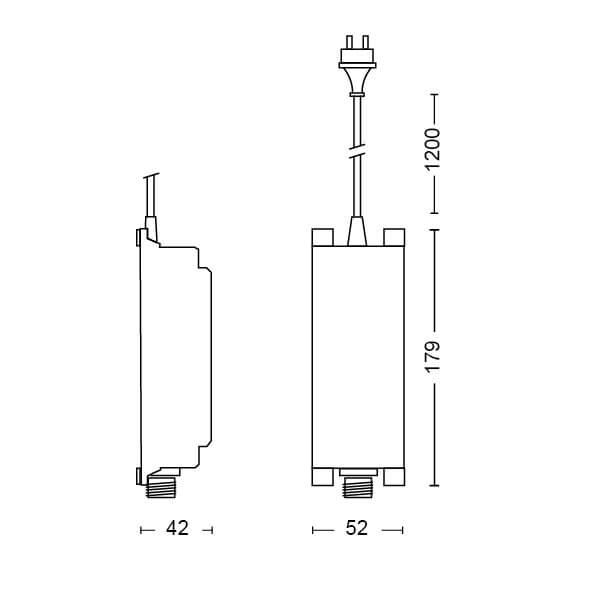 Noir Transformer 48W 12V Philips 8719514476998