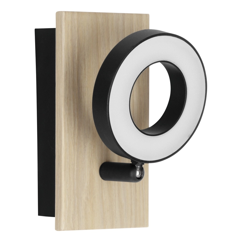 Lampe murale LED Rielves avec du bois Eglo 9008606313709