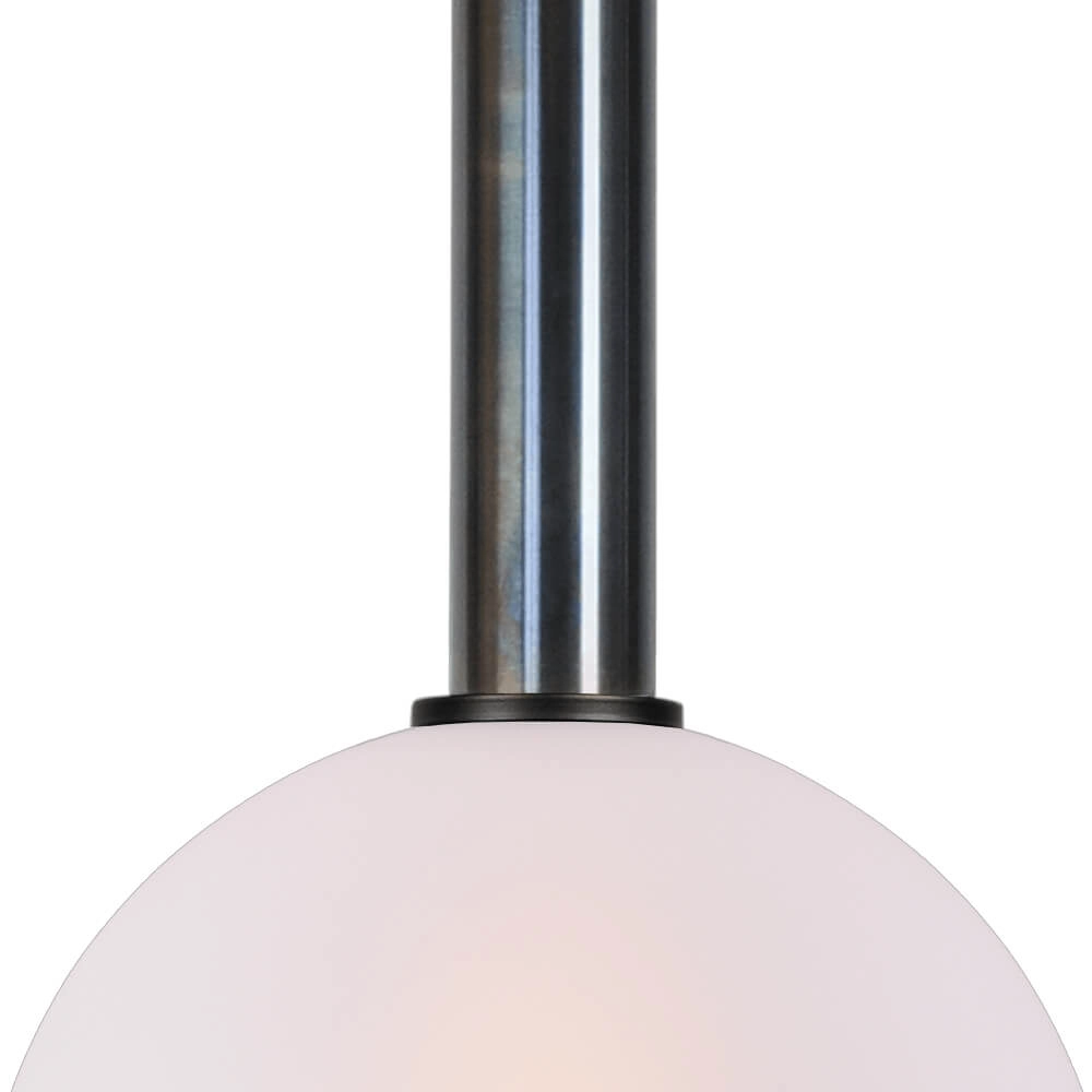 Lampe suspendue Ø 25cm Bella 2 Huile tachetée avec verre blanc mat Masterlight 8718121334257