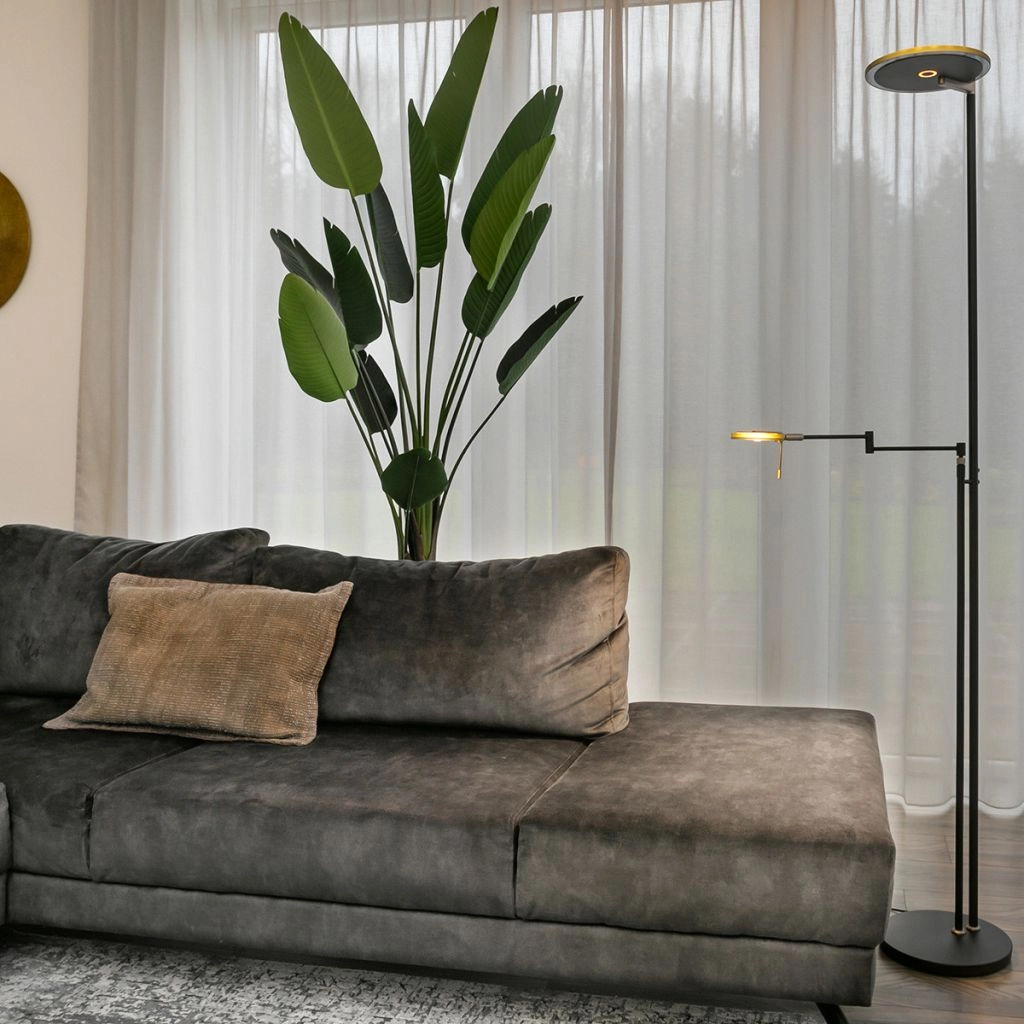 Lampe de lecture moderne Turound Noir Steinhauer 8712746132106