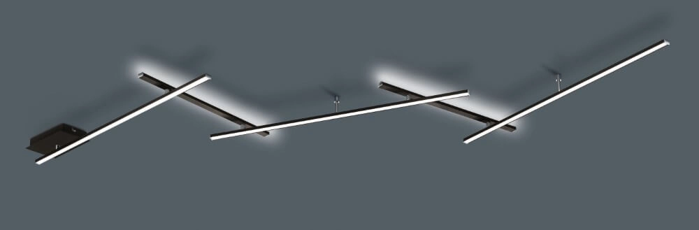 Plafonnier Indira noir Trio 4017807575118