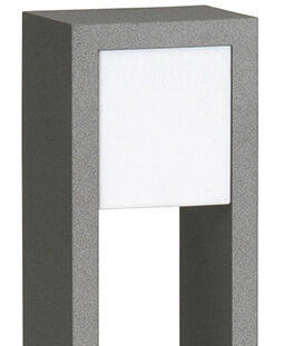 Lampe LED pour allée de jardin Padestal anthracite Albert 4007235222524