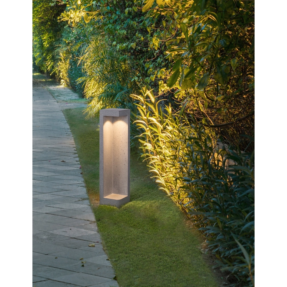 Lampe de jardin design Grante gris béton Lyora 5212017426963