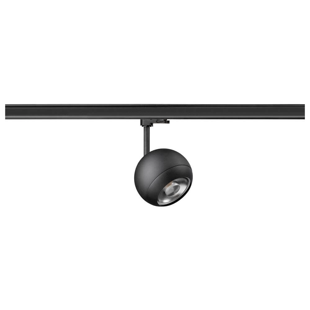 Spot pour le rail Light Eye 150 noir Ø 15cm 3 phases SLV 4024163295420