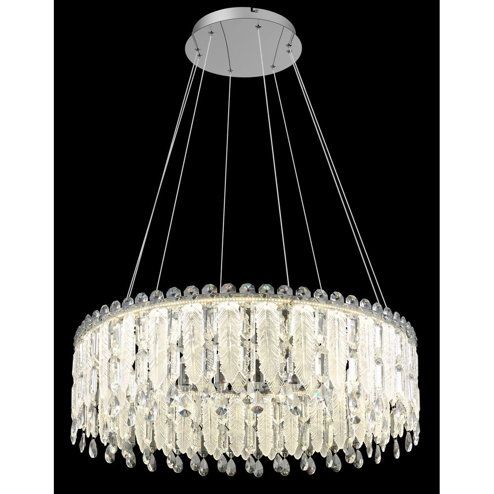 Lampe suspendue Klunka chrome Ø 79,5cm Globo 9007371450107