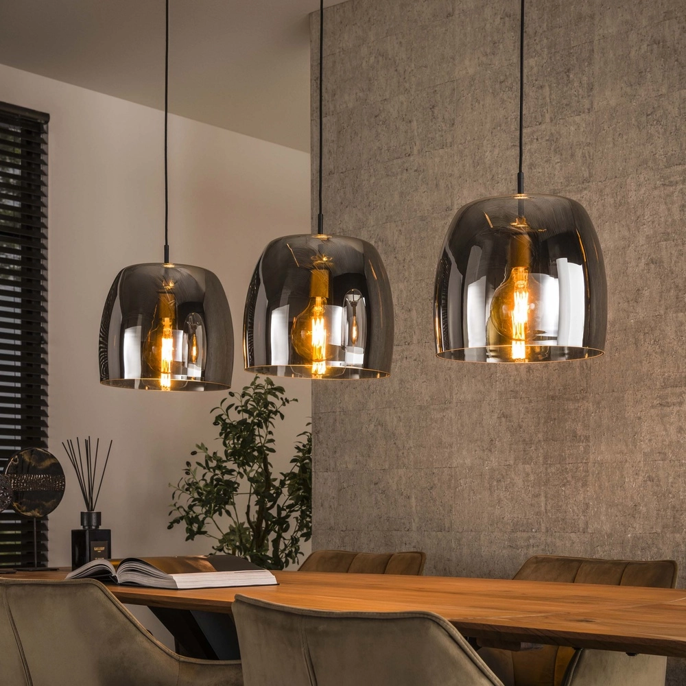 Lampe pendante de table à manger Drift 3x Ø 35cm