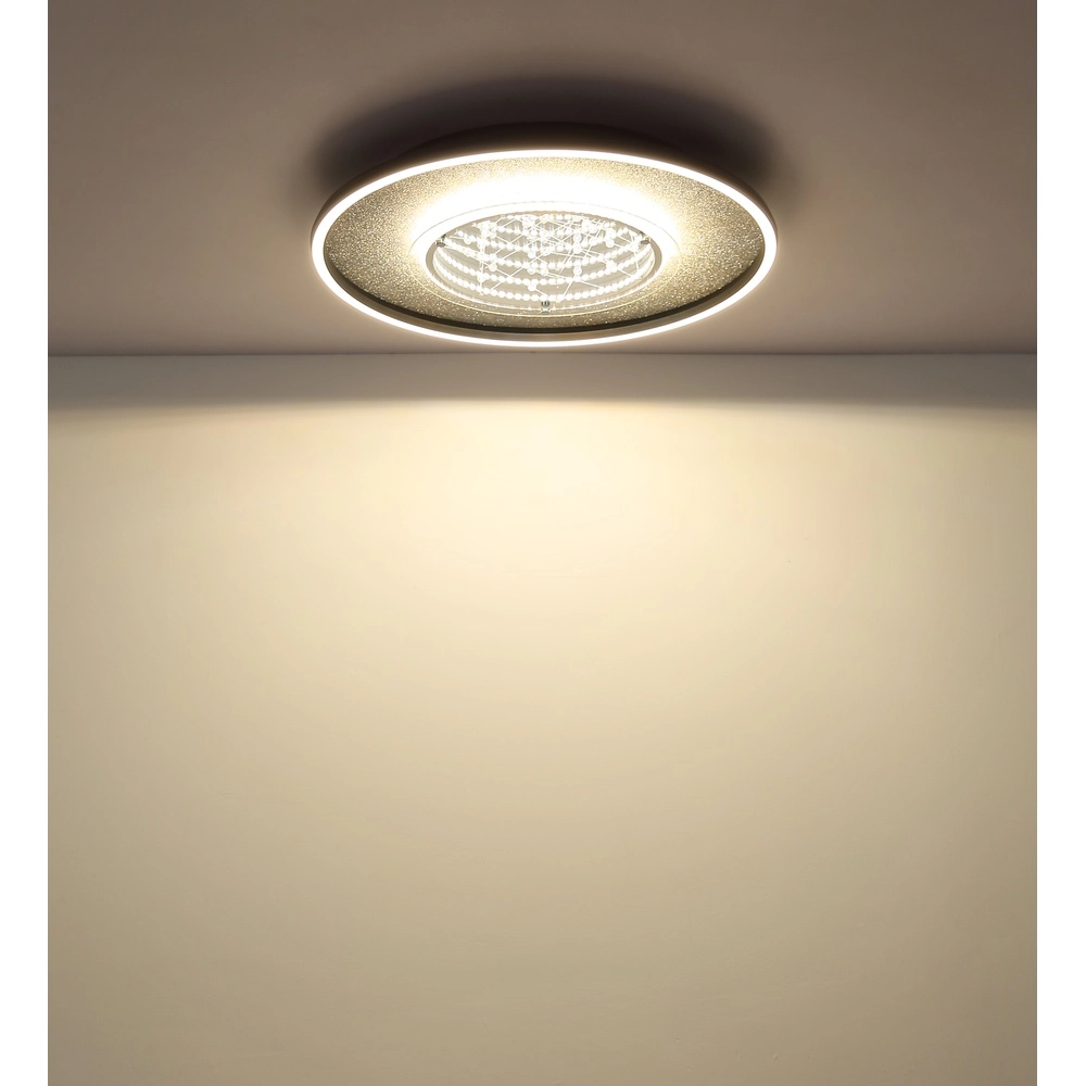 Lampe de plafond Mirrora noir Ø 51,5cm Globo 9007371569854