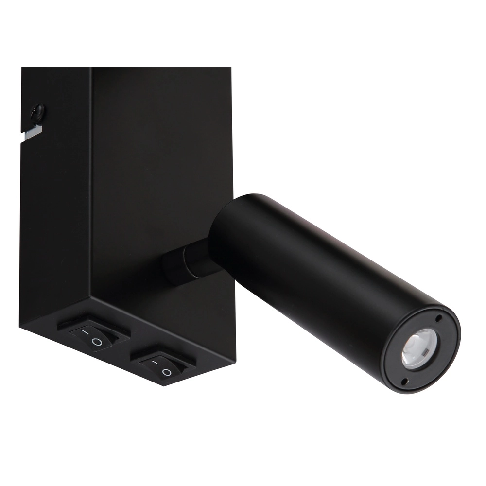 Lampe de chevet Zamora noir avec capuche noire Globo 9007371575893