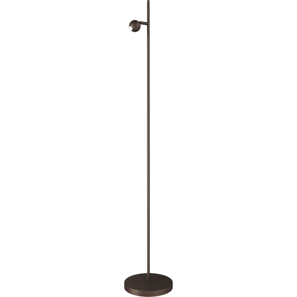 Lampe de pied Talana Cacao brun