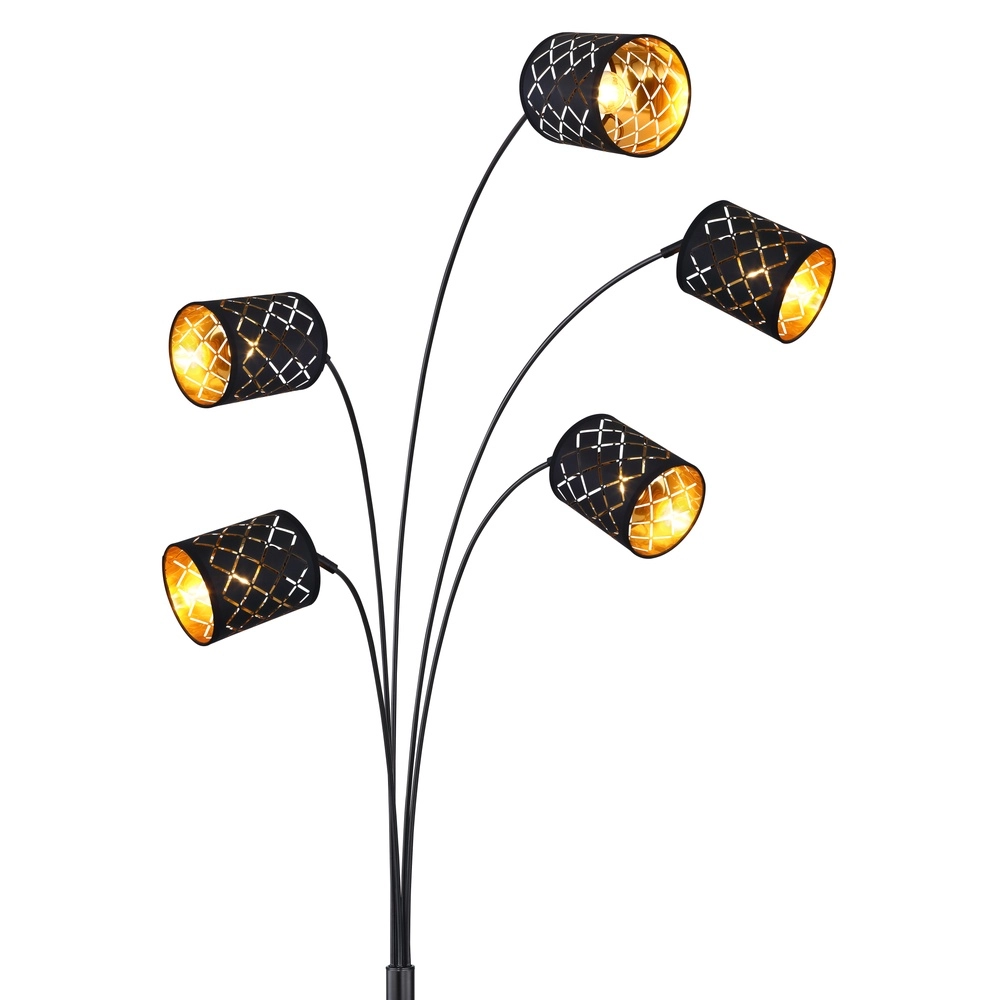 Lampe de pied Clarke Noir Globo 9007371415953