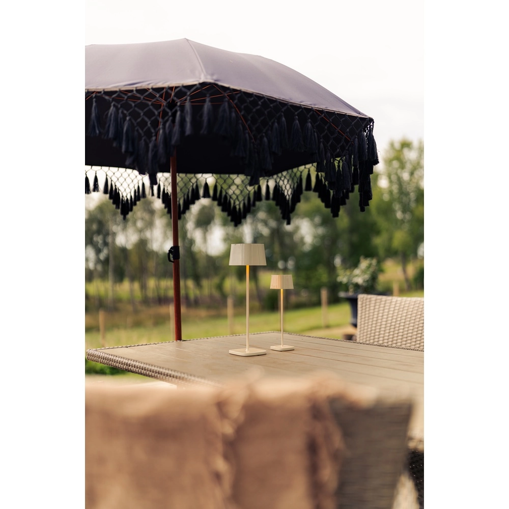 Lampe de table Capri Rechargeable brun sable brillant KonstSmide 7318300030379