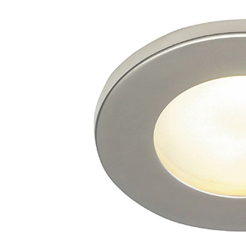 Spot encastré porche LED Dolix Out GU10 Round pour l'extérieur en titane SLV 4024163194853