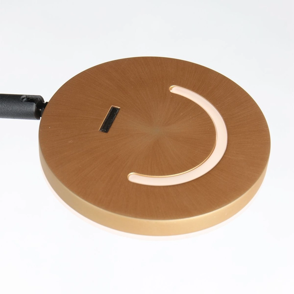 Lampe de lecture design Soleil noir avec capuchon doré Steinhauer 8712746177381