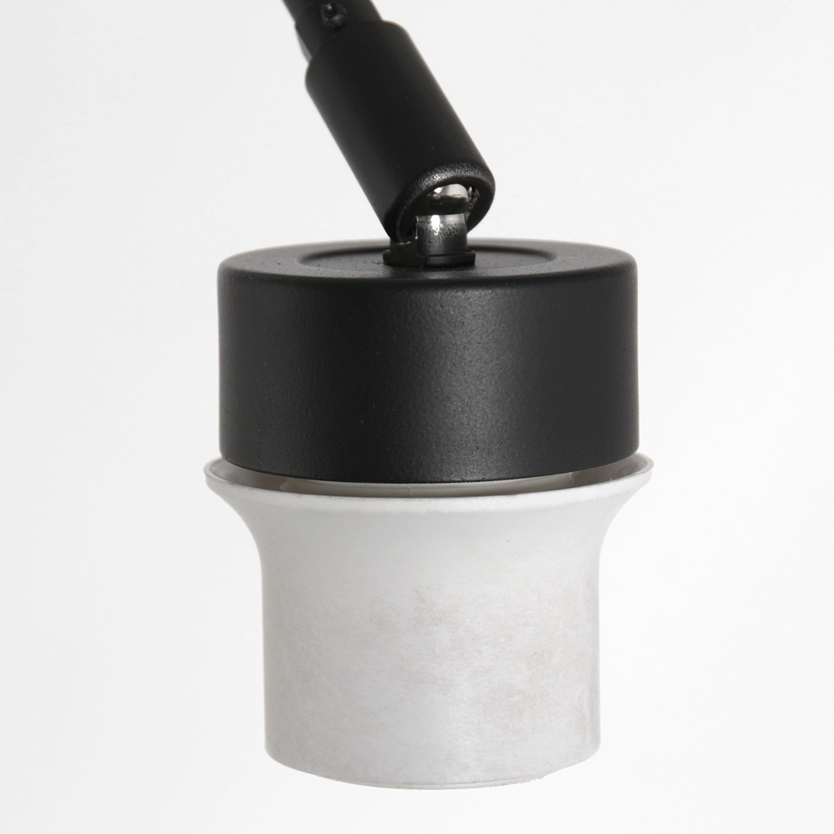 Lampe de lecture au sol Prestige Chic noir avec abat-jour en velours vert de 40 cm Steinhauer 8712746145854