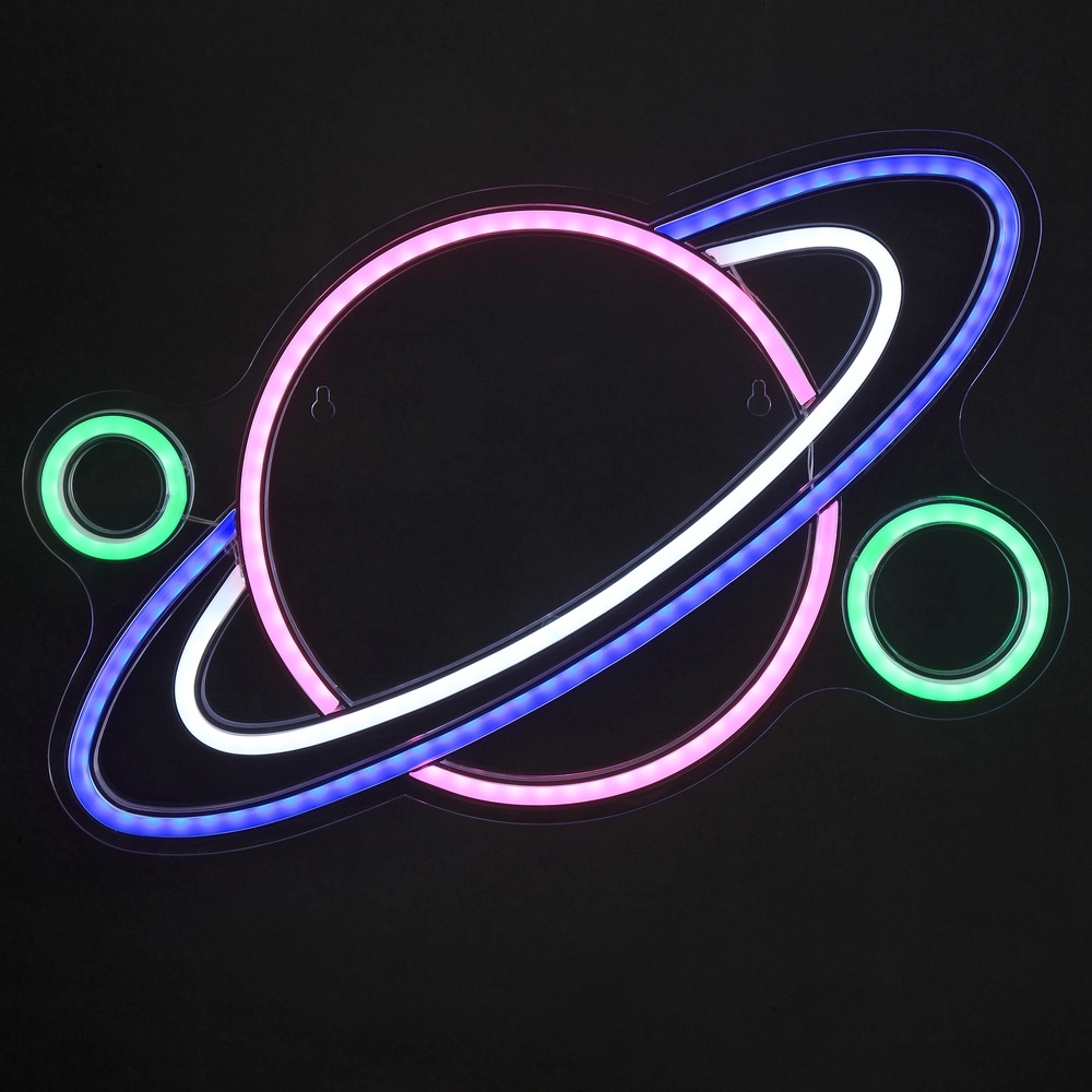 Lampe murale au néon Neon-Tales Planète Brilliant 4004353477812